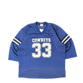 1980s Cowboys #33 NFL Jersey Tee (L)