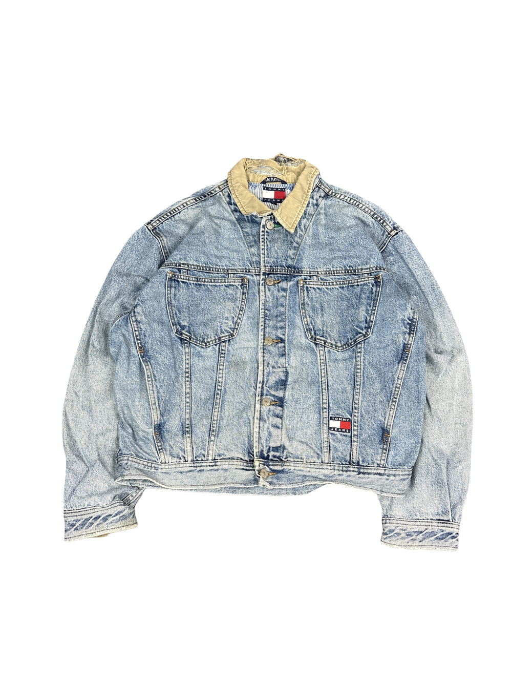 1990s Tommy Jeans Denim Jacket (L)