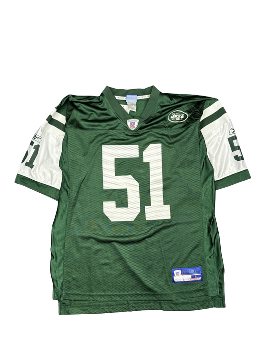 2000s Reebok NFL New York Jets J. Vilma #51 Jersey (L)