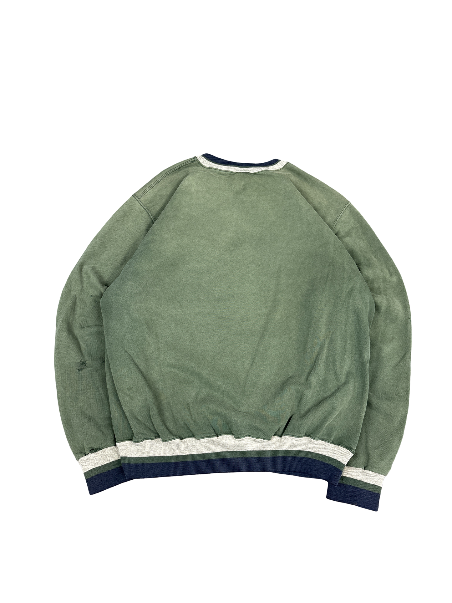 1990s Champion Green Embroidered Crewneck Sweatshirt (XL)