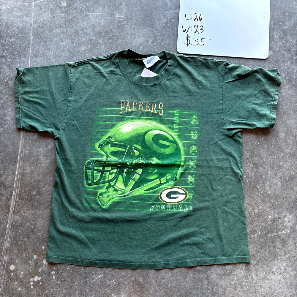 1990s Green Bay Packers Graphic Football Tee (L)