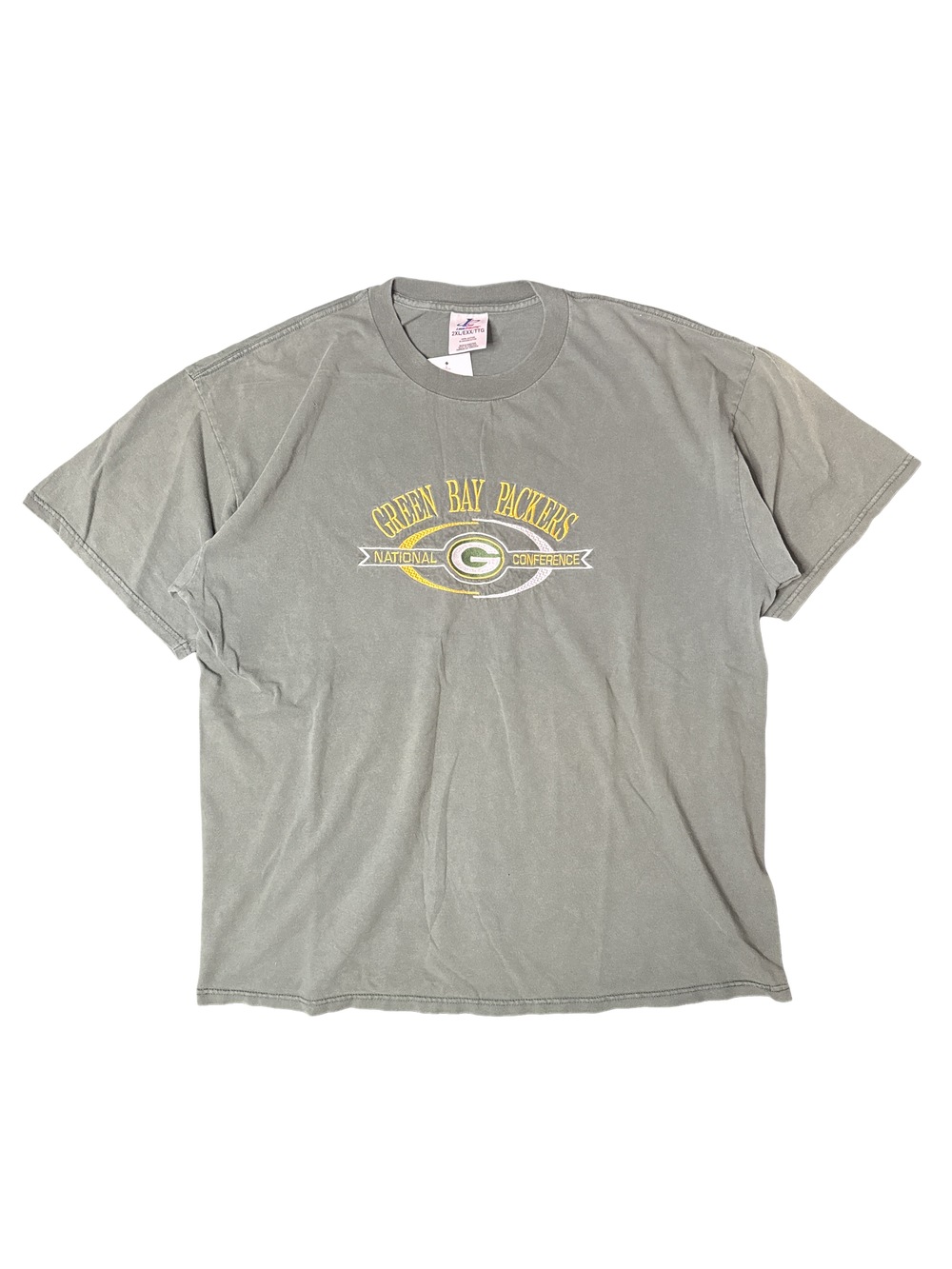 1990s Green Bay Packers Logo Athletic Graphic Tee (2XL)