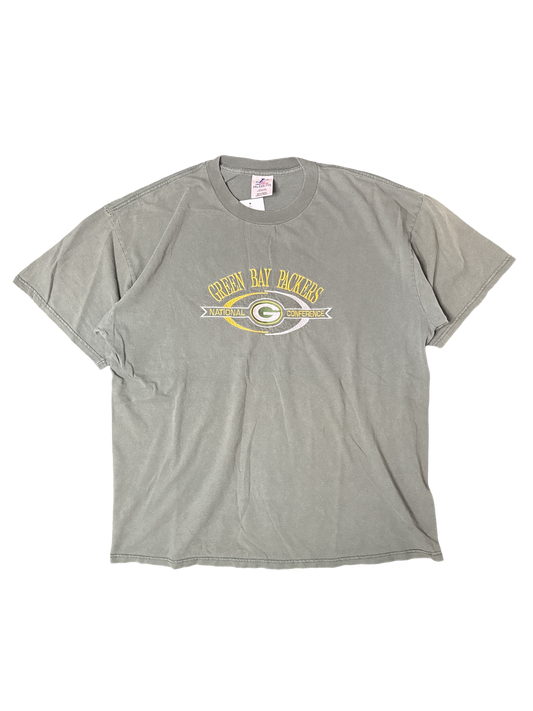 1990s Green Bay Packers Logo Athletic Graphic Tee (2XL)