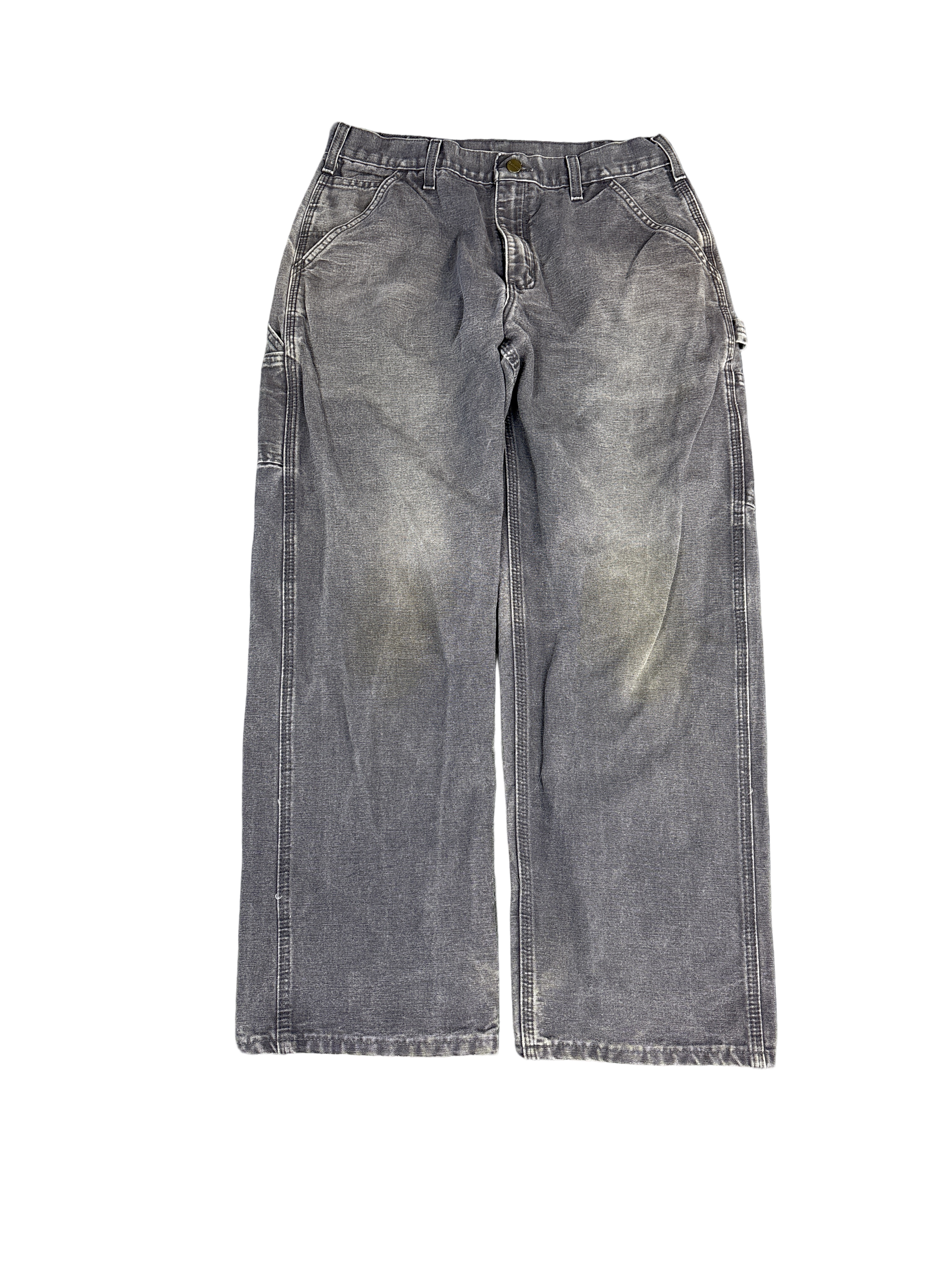 Carhartt B11 Dungaree Fit Work Pants Gray (32x30)