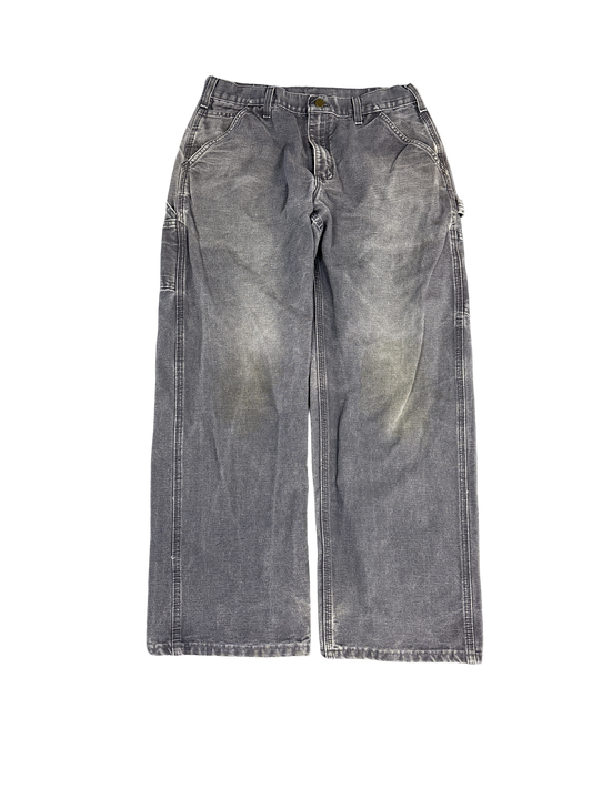 Carhartt B11 Dungaree Fit Work Pants Gray (32x30)