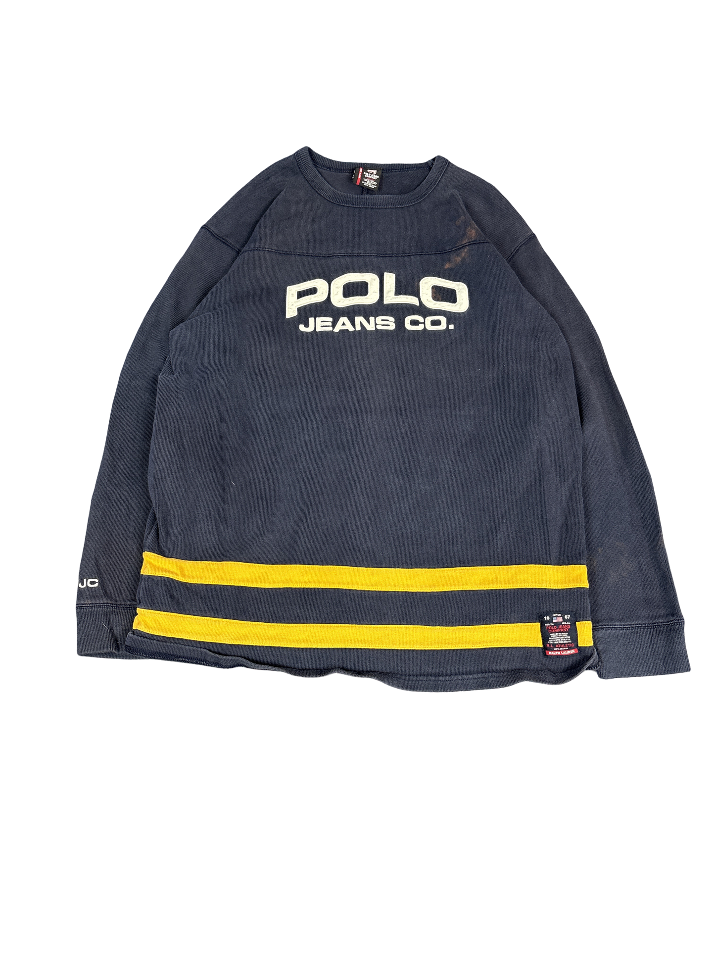 1990s Polo Jeans Co. Crewneck Sweatshirt (M)