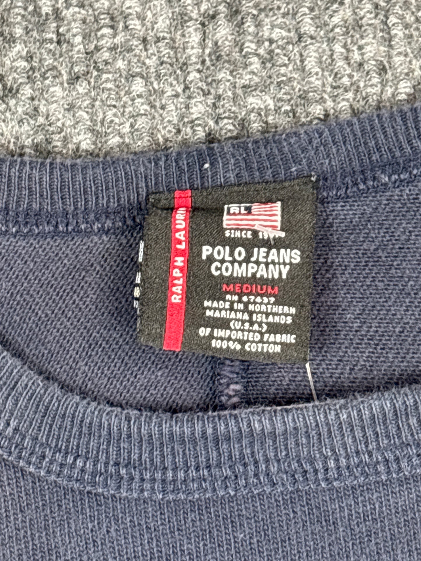 1990s Polo Jeans Co. Crewneck Sweatshirt (M)