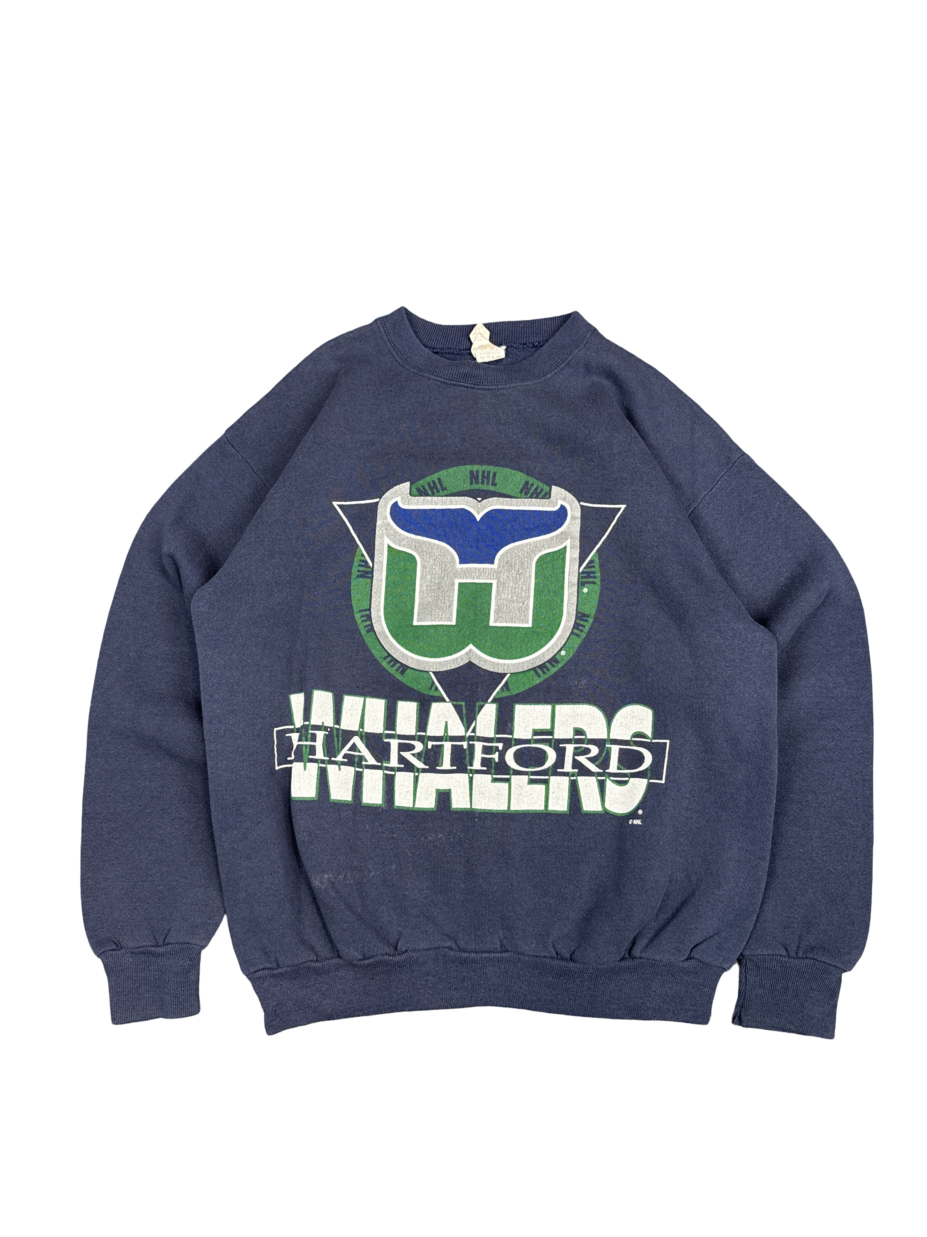 1990s Hartford Whalers Artex NHL Sweatshirt (L)