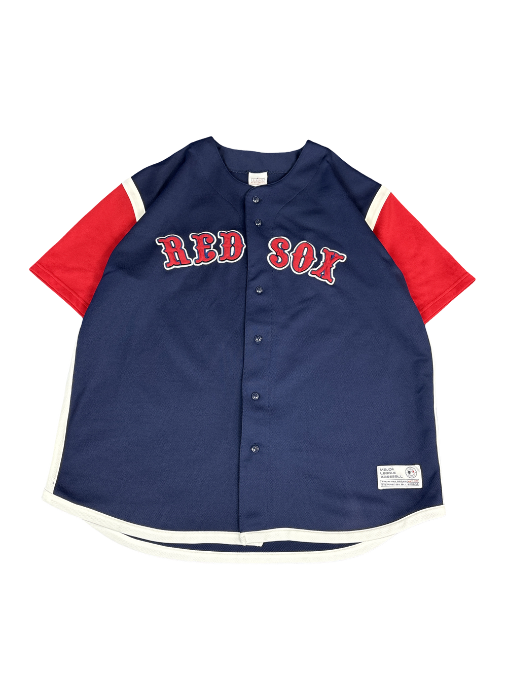 MLB Red Sox Button-Up Jersey by The Fanatics (2XL)