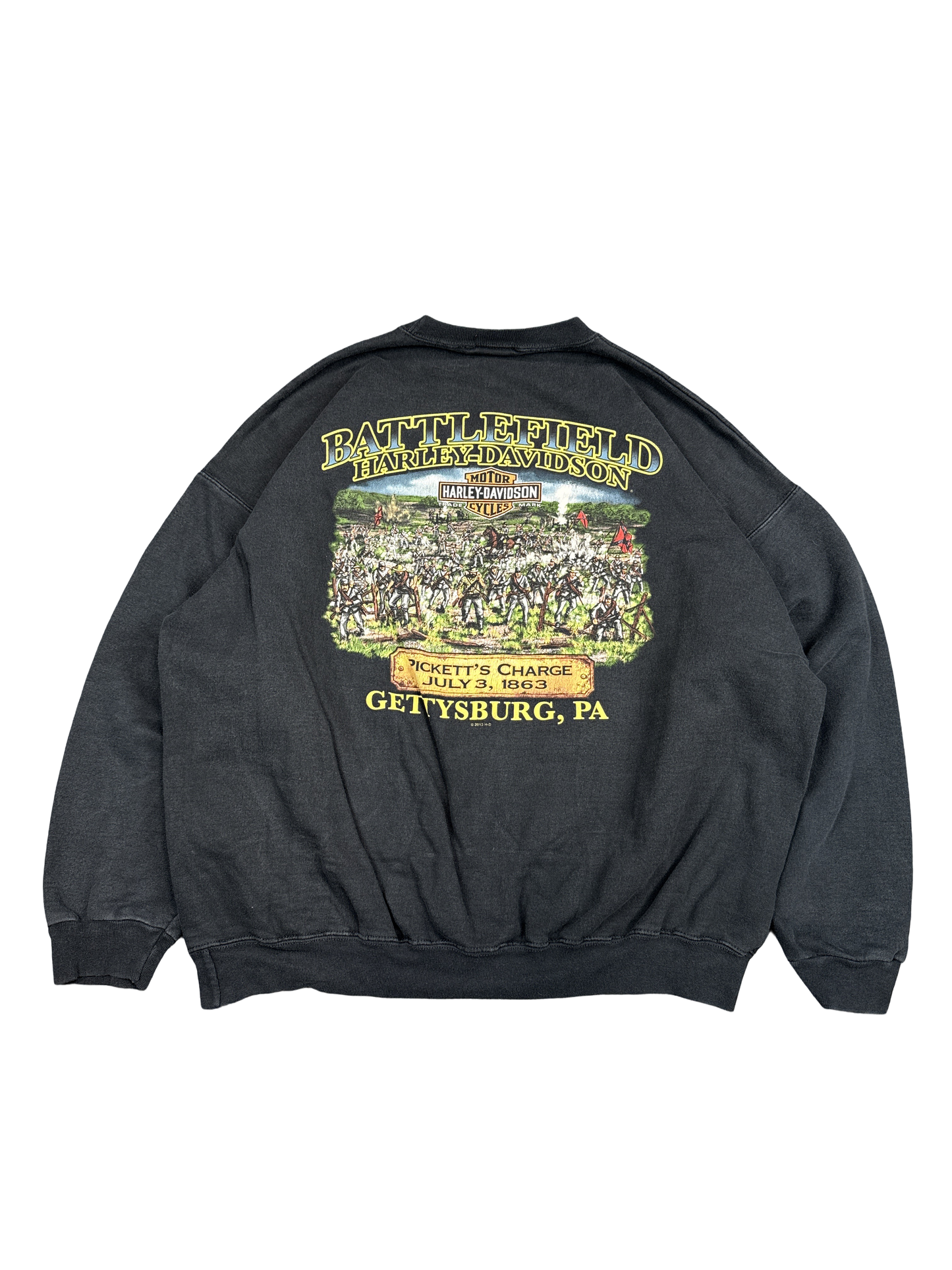 Harley-Davidson Battlefield Gettysburg Graphic Sweatshirt (2XL)