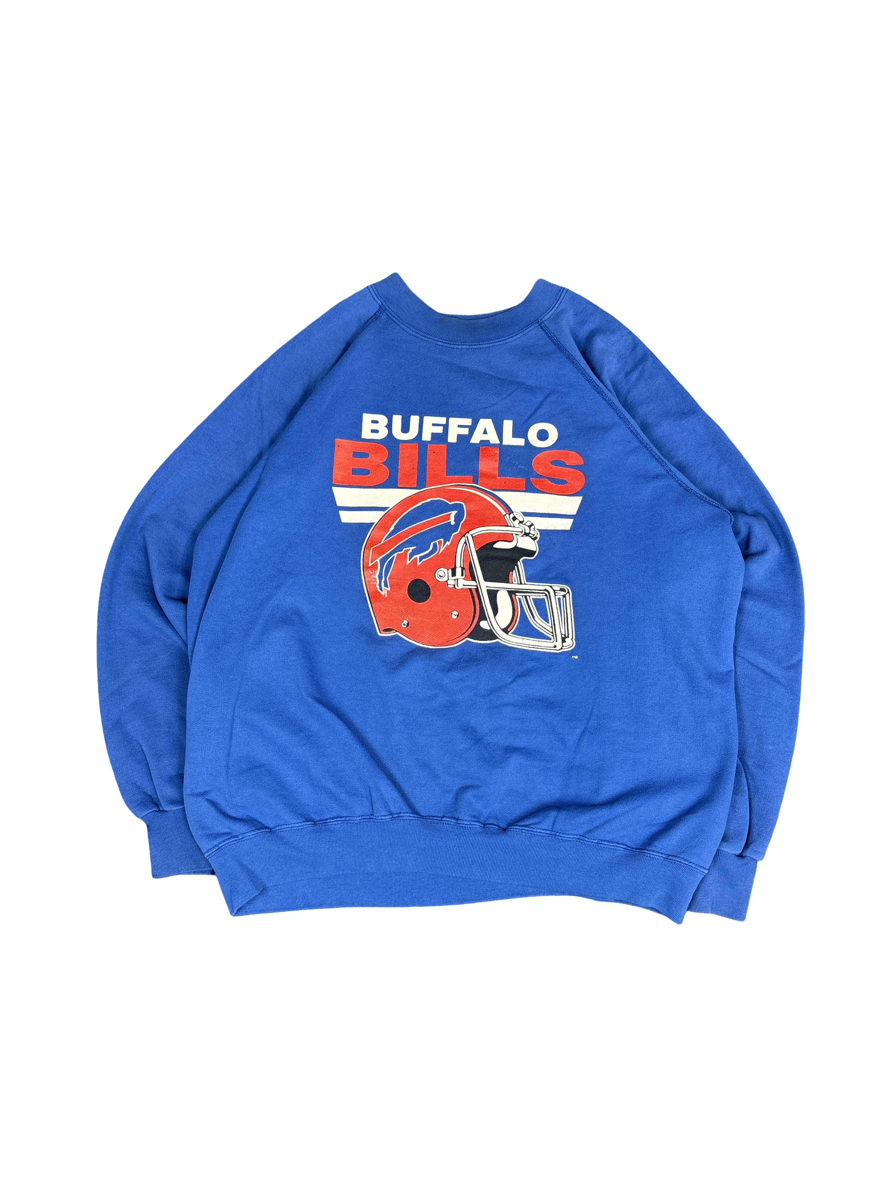 1990s Buffalo Bills Trench NFL Sweatshirt (L)