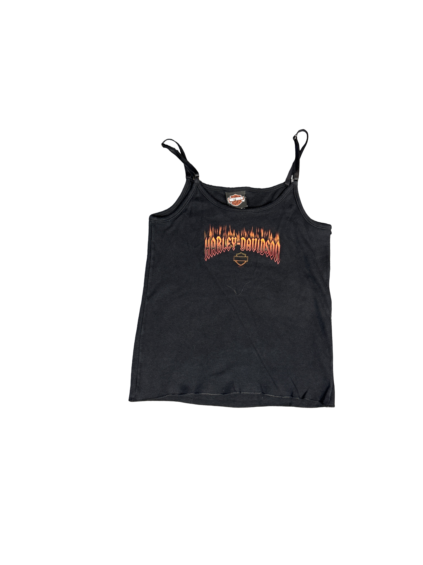 2000s Harley-Davidson Flame Graphic Tank Top (XS)