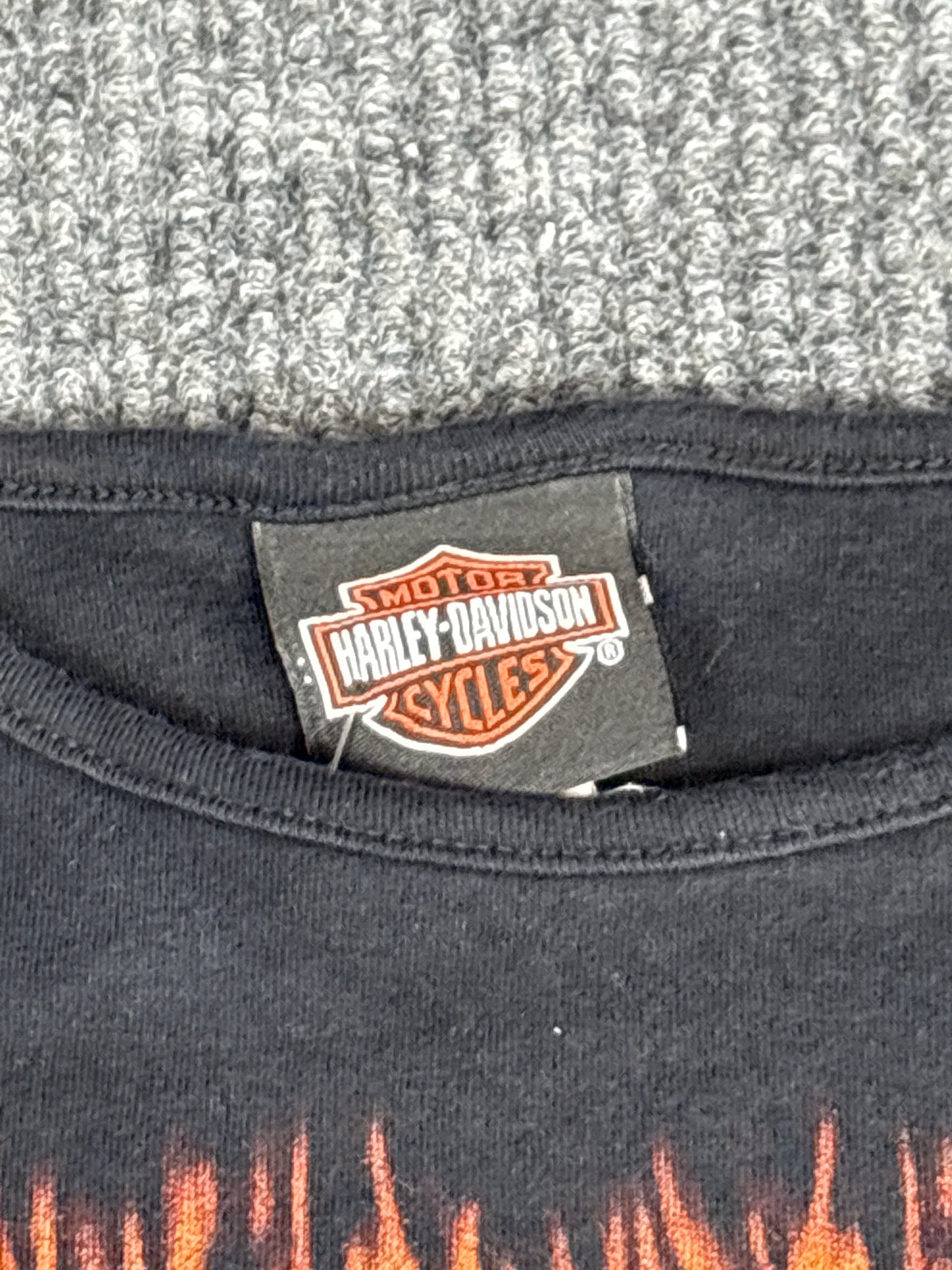 2000s Harley-Davidson Flame Graphic Tank Top (XS)