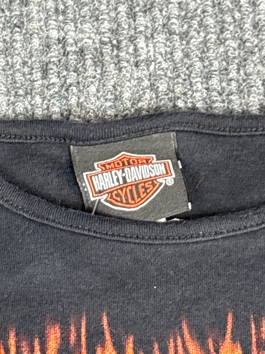 2000s Harley-Davidson Flame Graphic Tank Top (XS)