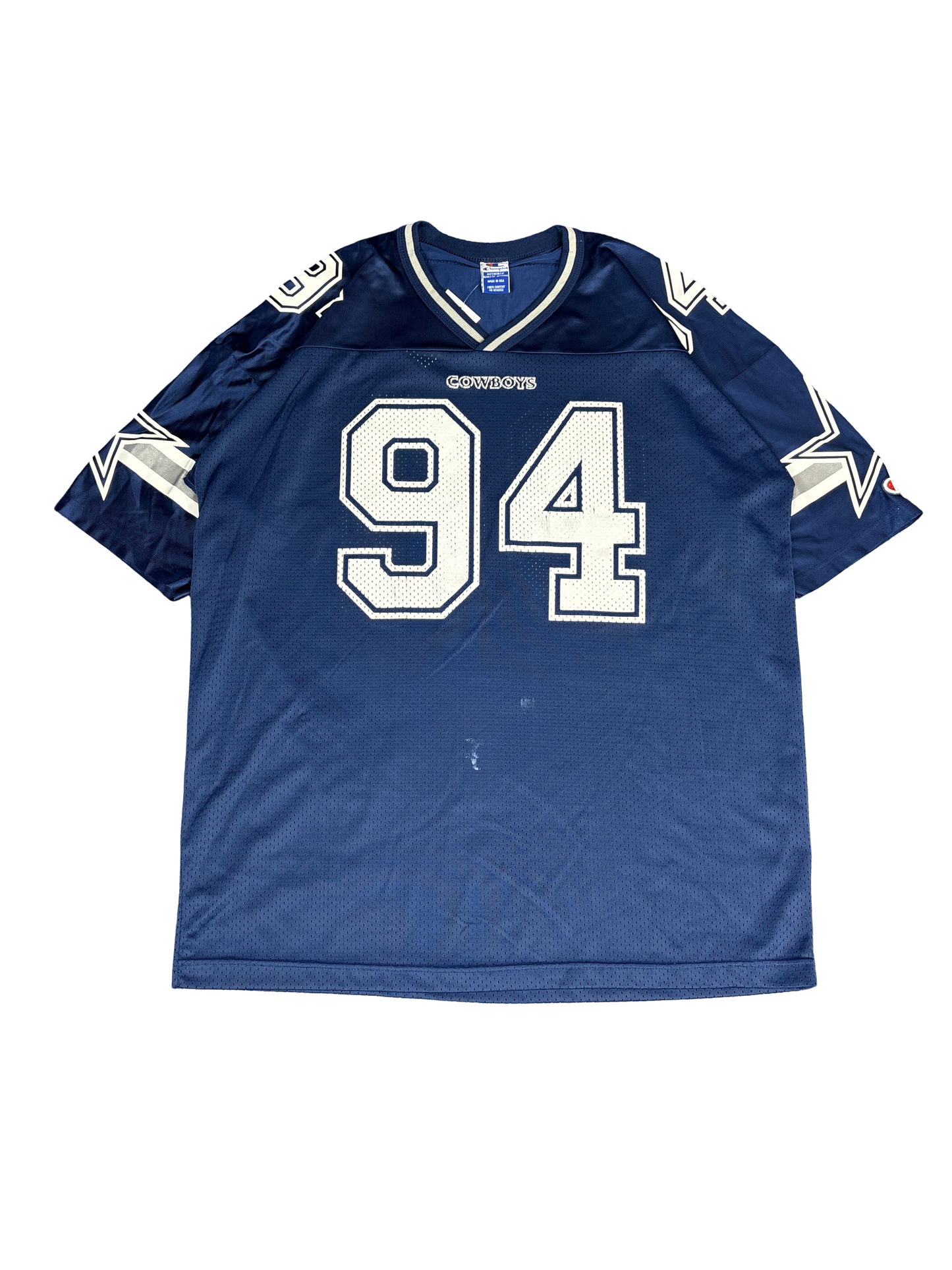 1990s Champion Dallas Cowboys #94 Haley Football Jersey (2XL)