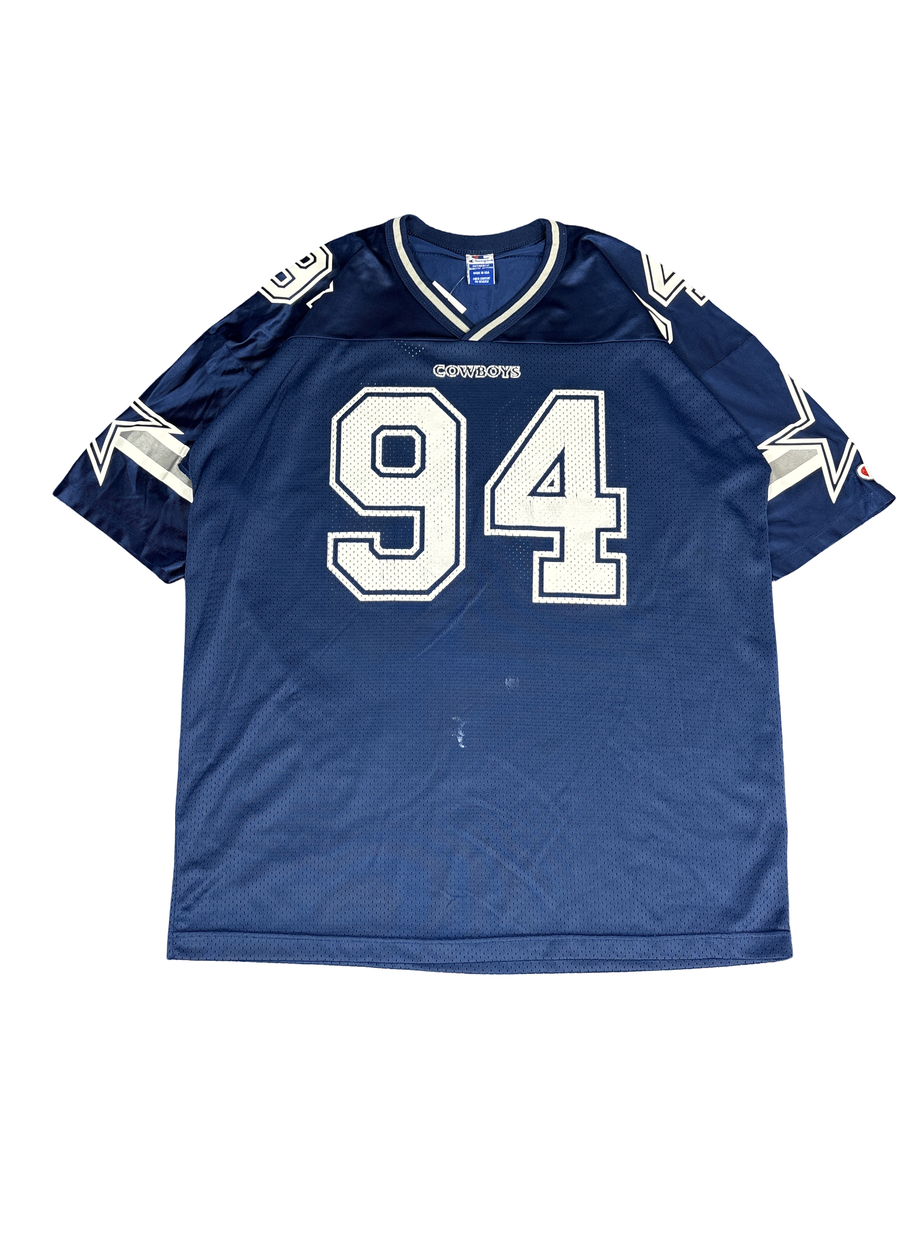 1990s Champion Dallas Cowboys #94 Haley Football Jersey (2XL)