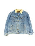 1980s Lee Sherpa Lined Denim Jacket (M)