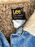 1980s Lee Sherpa Lined Denim Jacket (M)