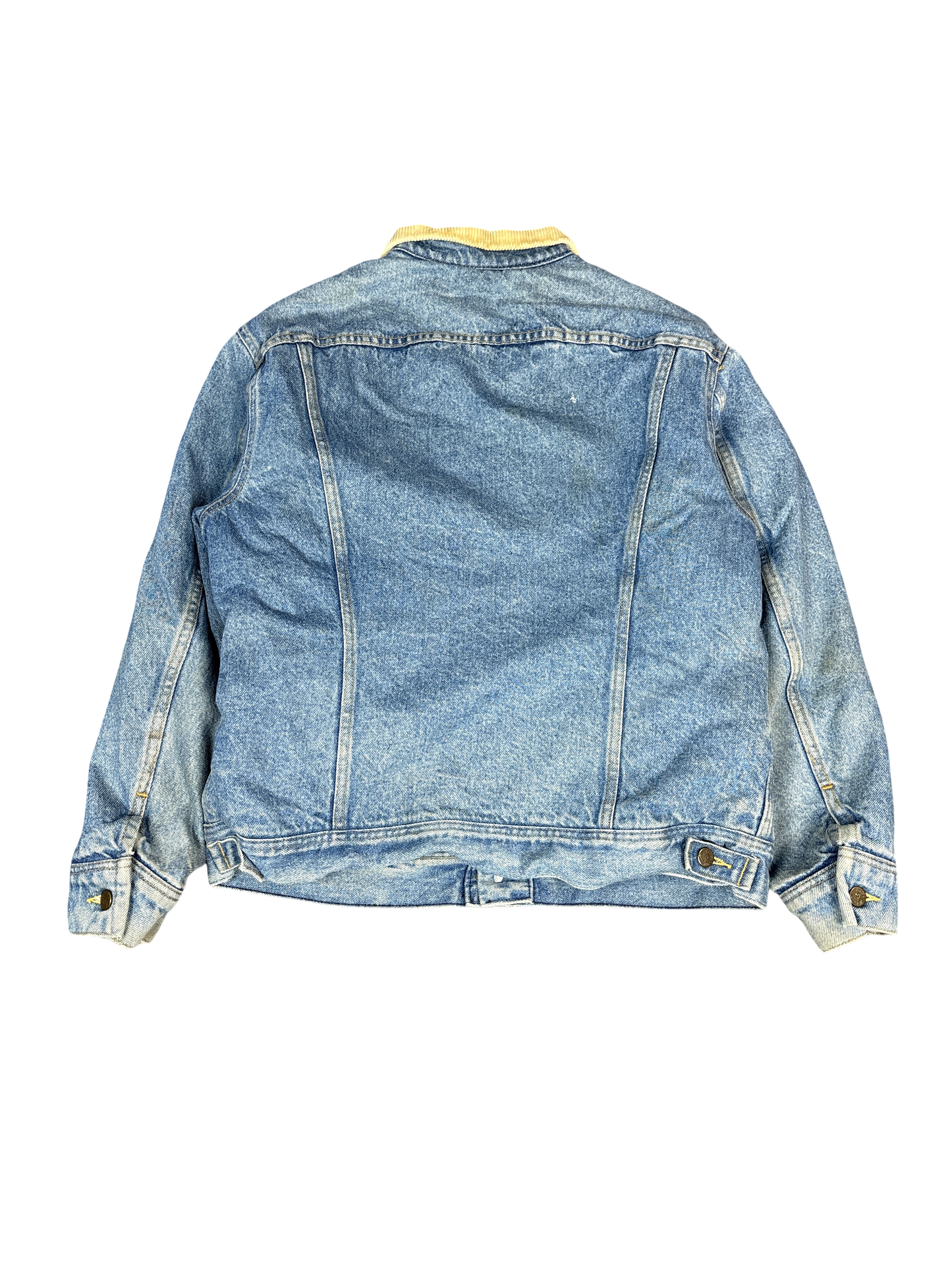 1980s Lee Sherpa Lined Denim Jacket (M)
