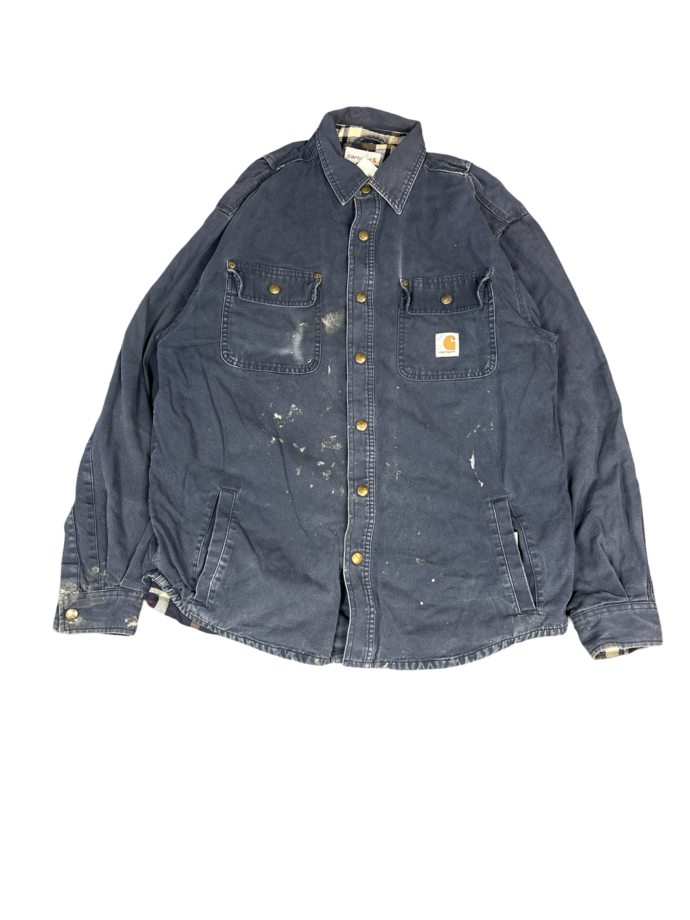 Carhartt Washed Canvas Button-Up Shirt (M)