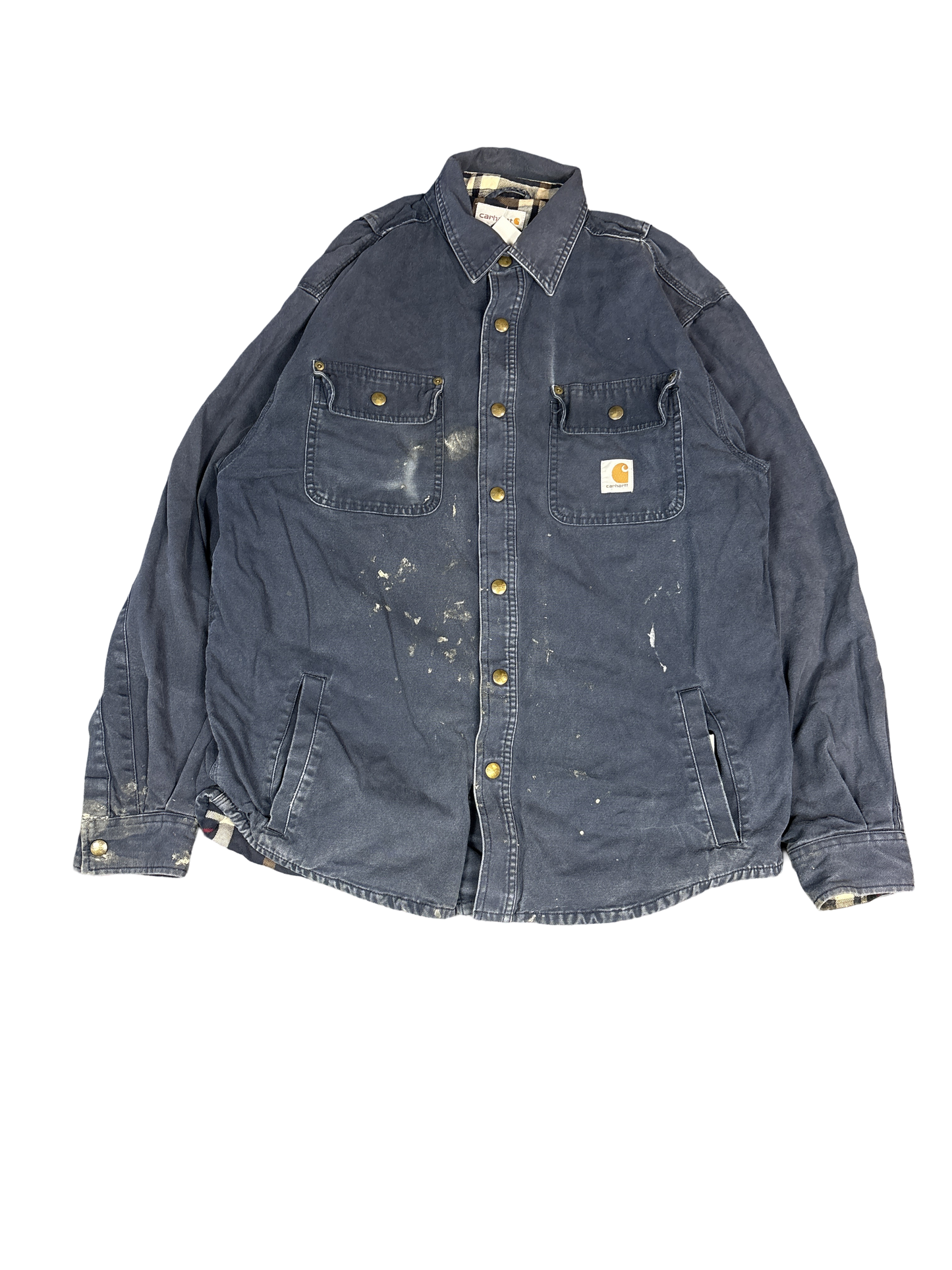 Carhartt Washed Canvas Button-Up Shirt (M)