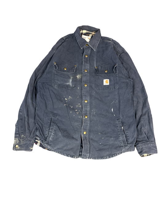 Carhartt Washed Canvas Button-Up Shirt (M)
