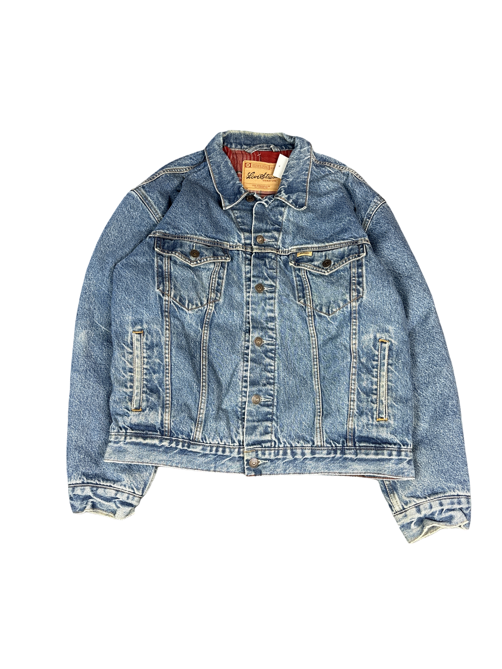 Levi's Flannel-Lined Denim Trucker Jacket (M)