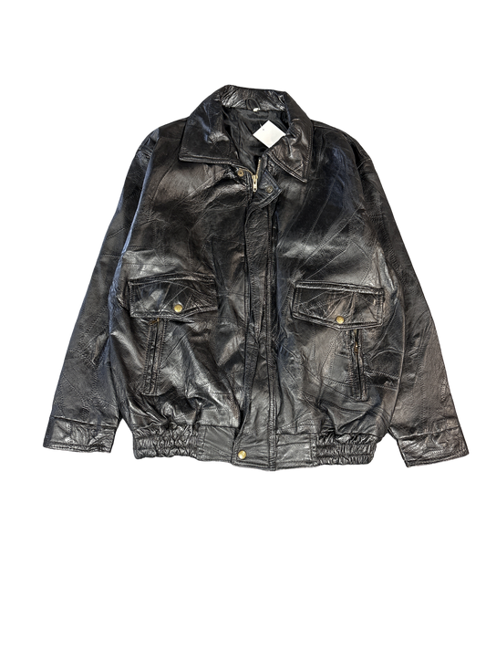 United States Navy Genuine Leather Jacket (L)