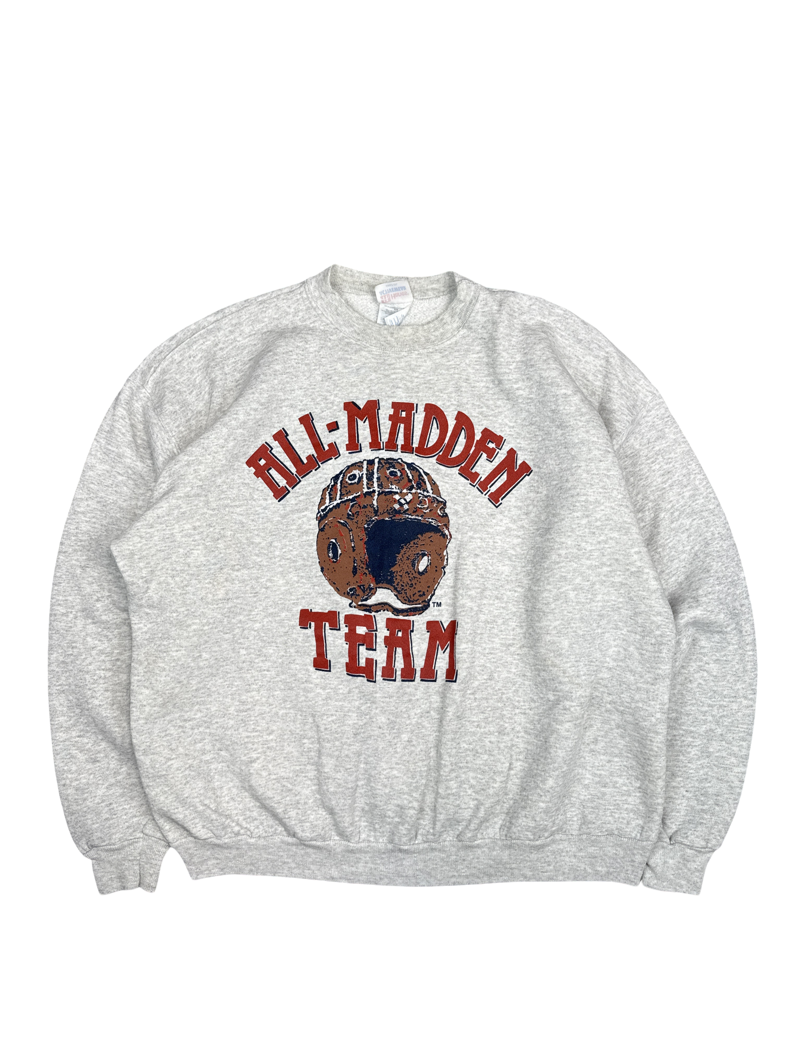 1990s Hanes All-Madden Team Graphic Sweatshirt (XXL)