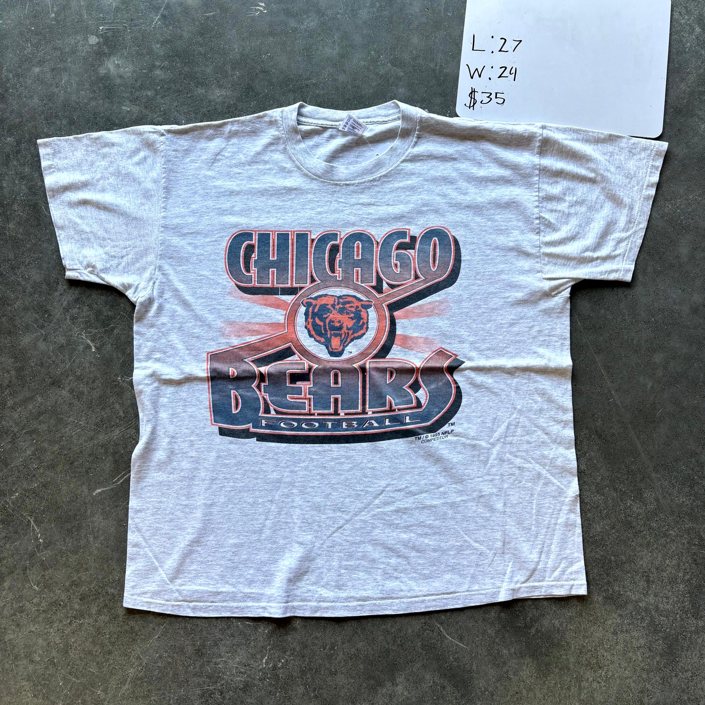1990s Chicago Bears NFL Graphic T-Shirt (XL)