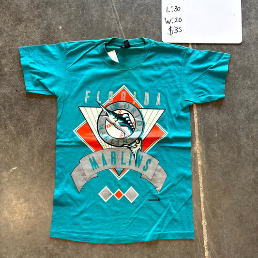 1990s Florida Marlins Graphic Tee (M)