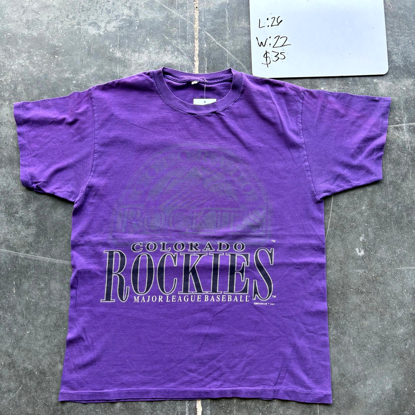 1990s Colorado Rockies MLB Graphic Tee (L)