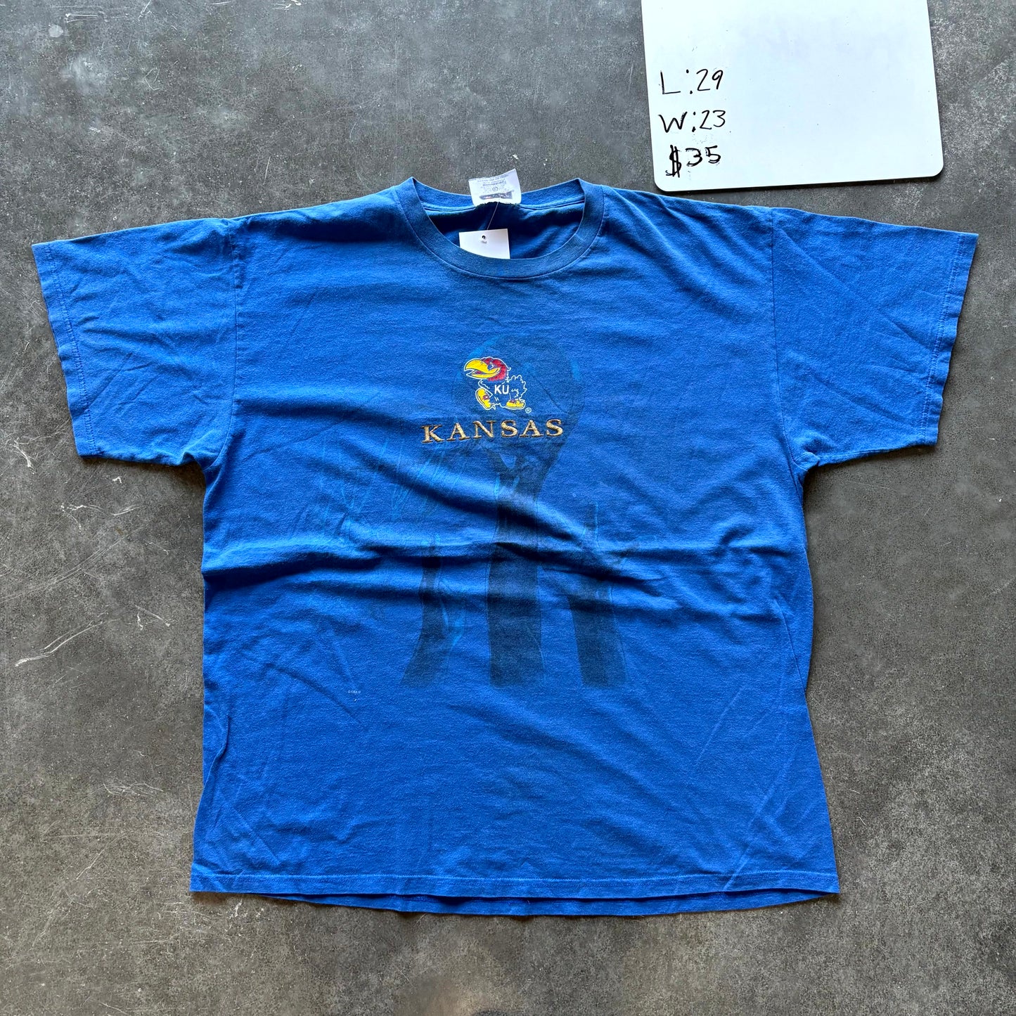 1990s Kansas Jayhawks Graphic T-Shirt (XL)