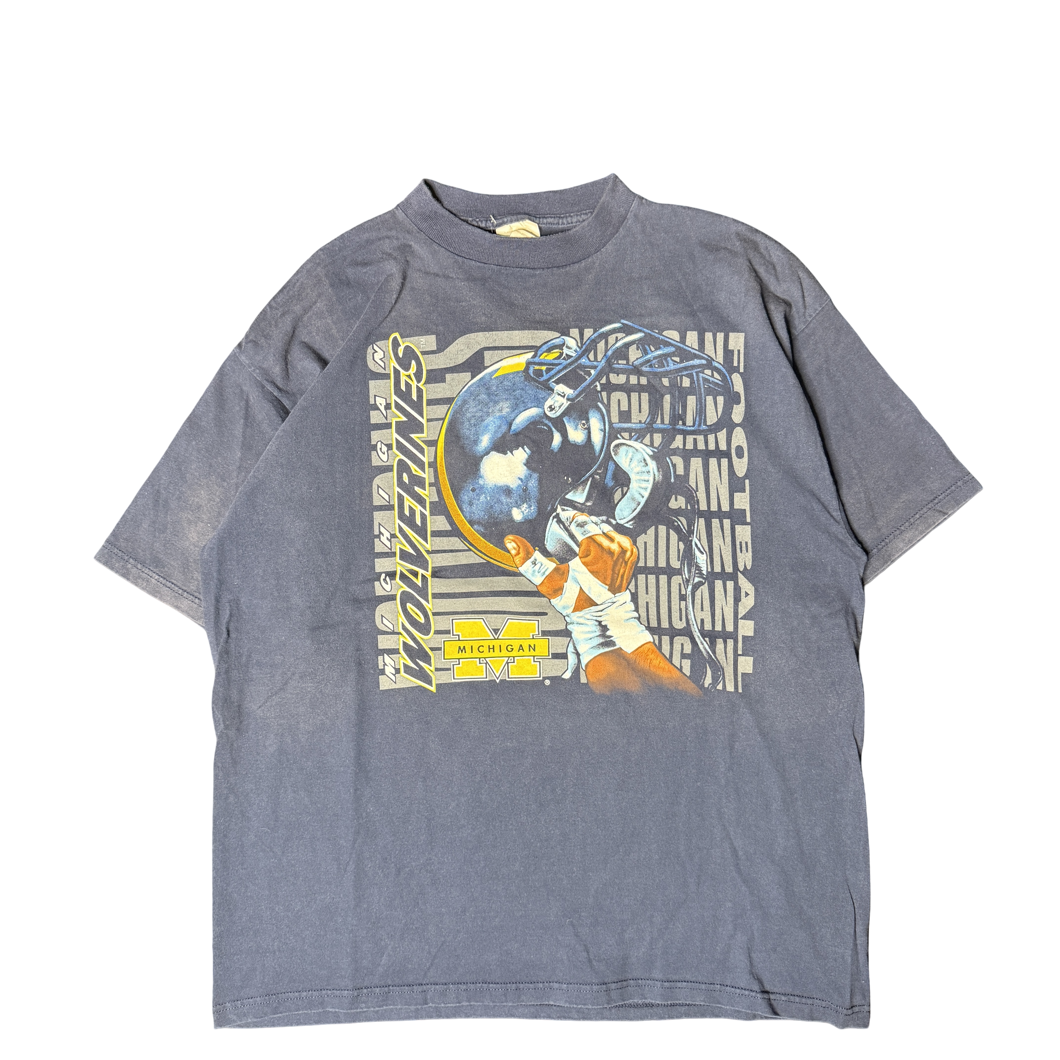 1990s Michigan Wolverines Football Graphic Tee (XXL)
