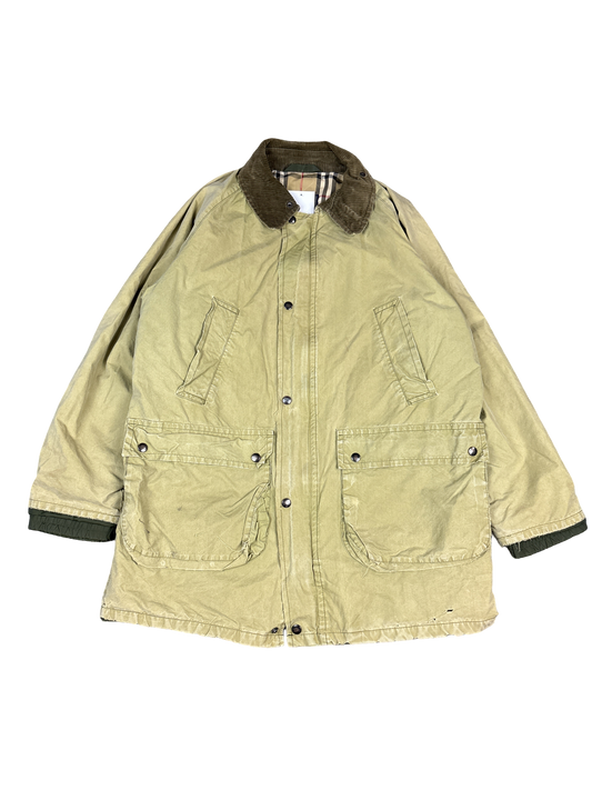 1990s Burberrys Waxed Cotton Jacket (XL)