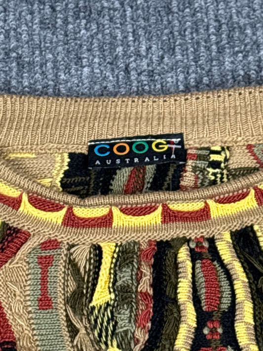 1990s Coogi Australia 3D Knit Pullover Sweater (2XL)