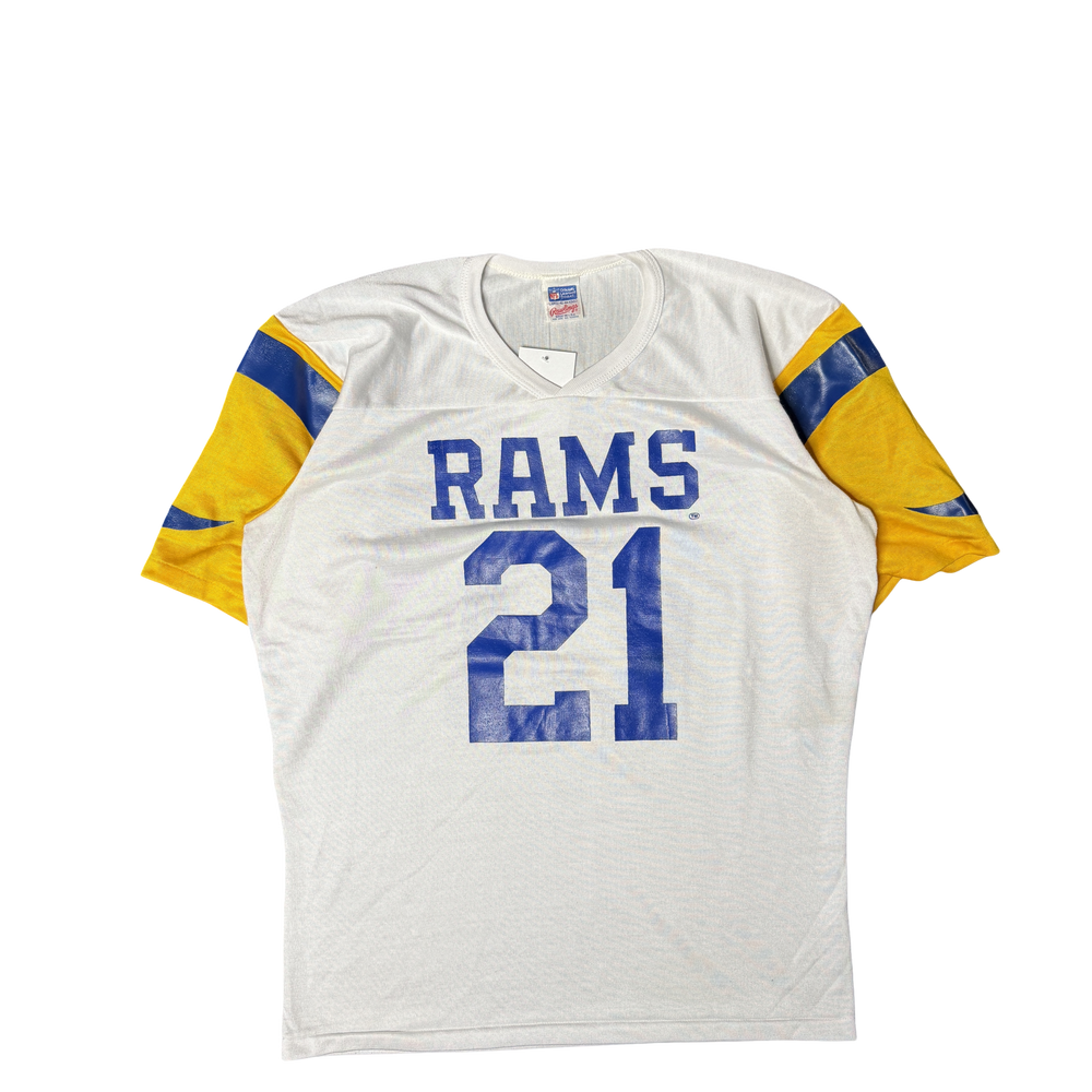 1980s Rawlings NFL Rams #21 Football Jersey (L)
