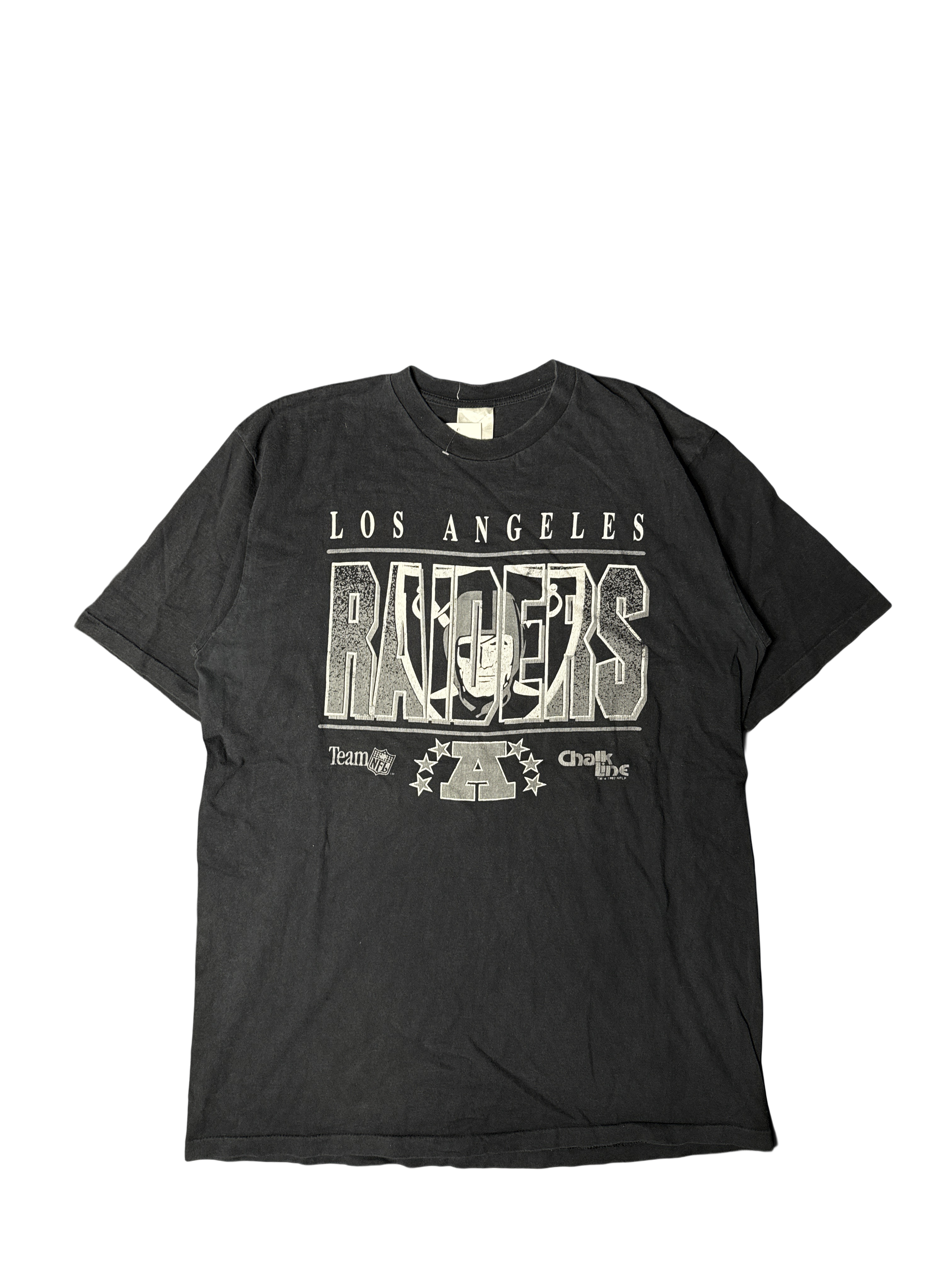 1990s Los Angeles Raiders Chalk Line Graphic Tee (2XL)