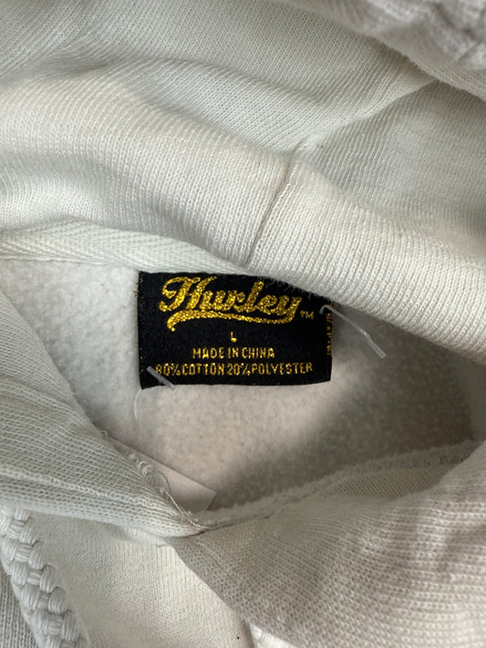 Y2K Hurley Pink Logo Hoodie (L)