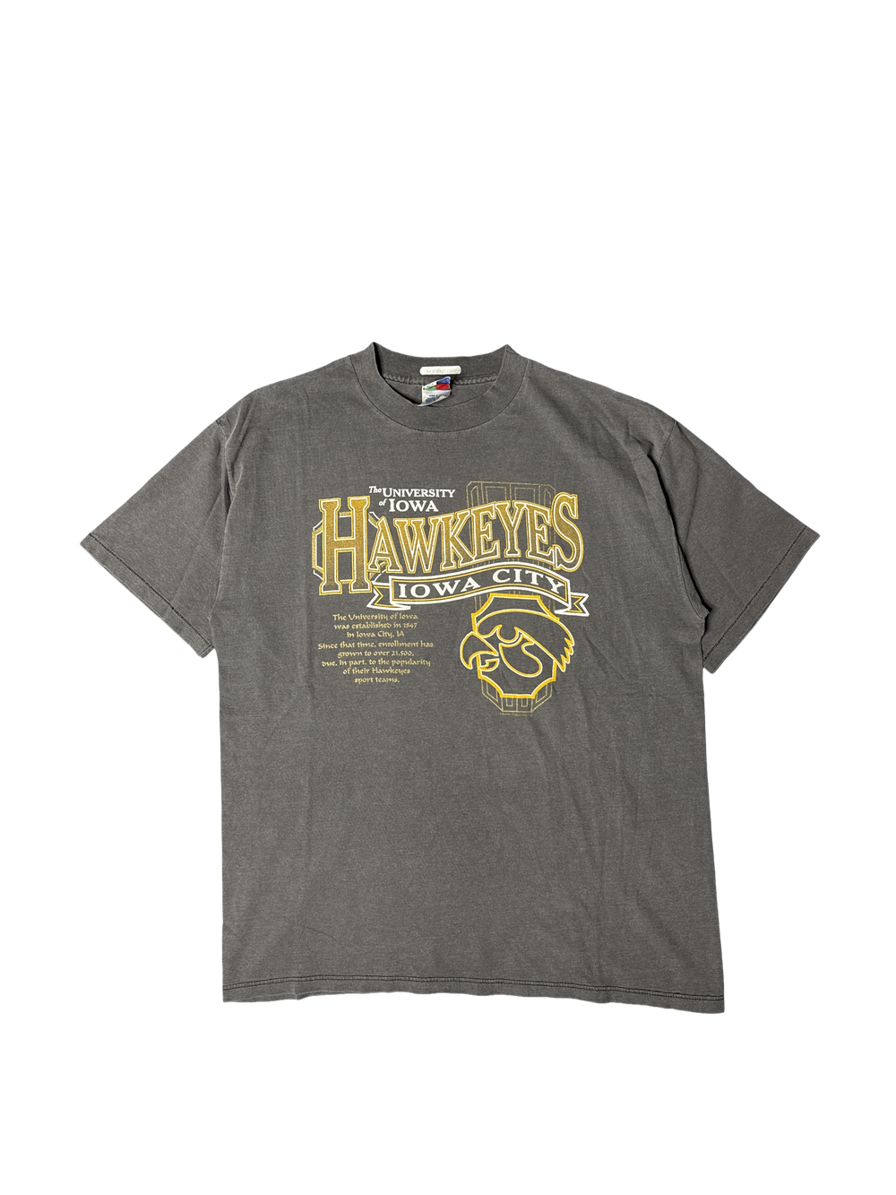 1990s University of Iowa Hawkeyes Graphic Tee (L)