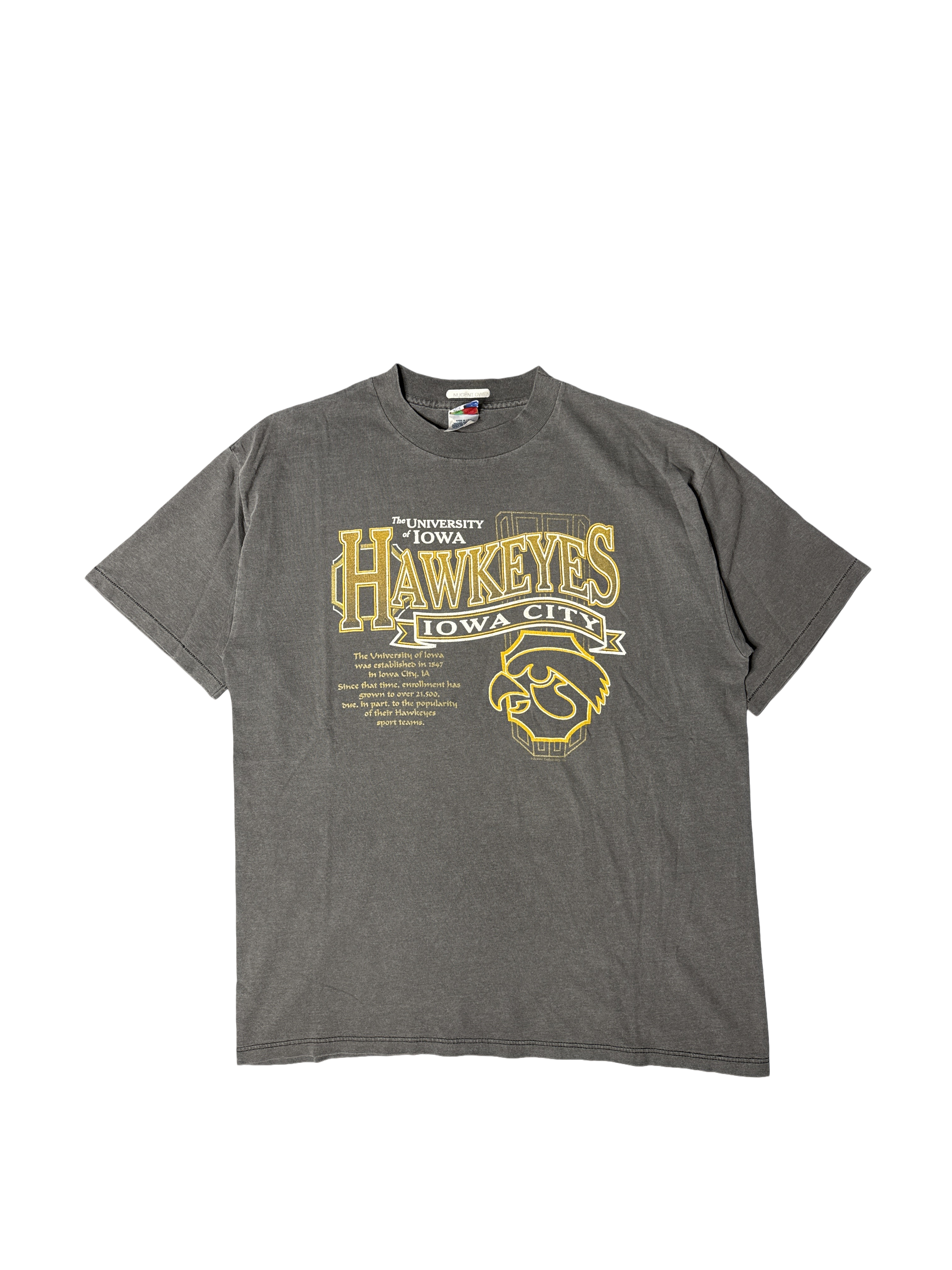 1990s University of Iowa Hawkeyes Graphic Tee (L)