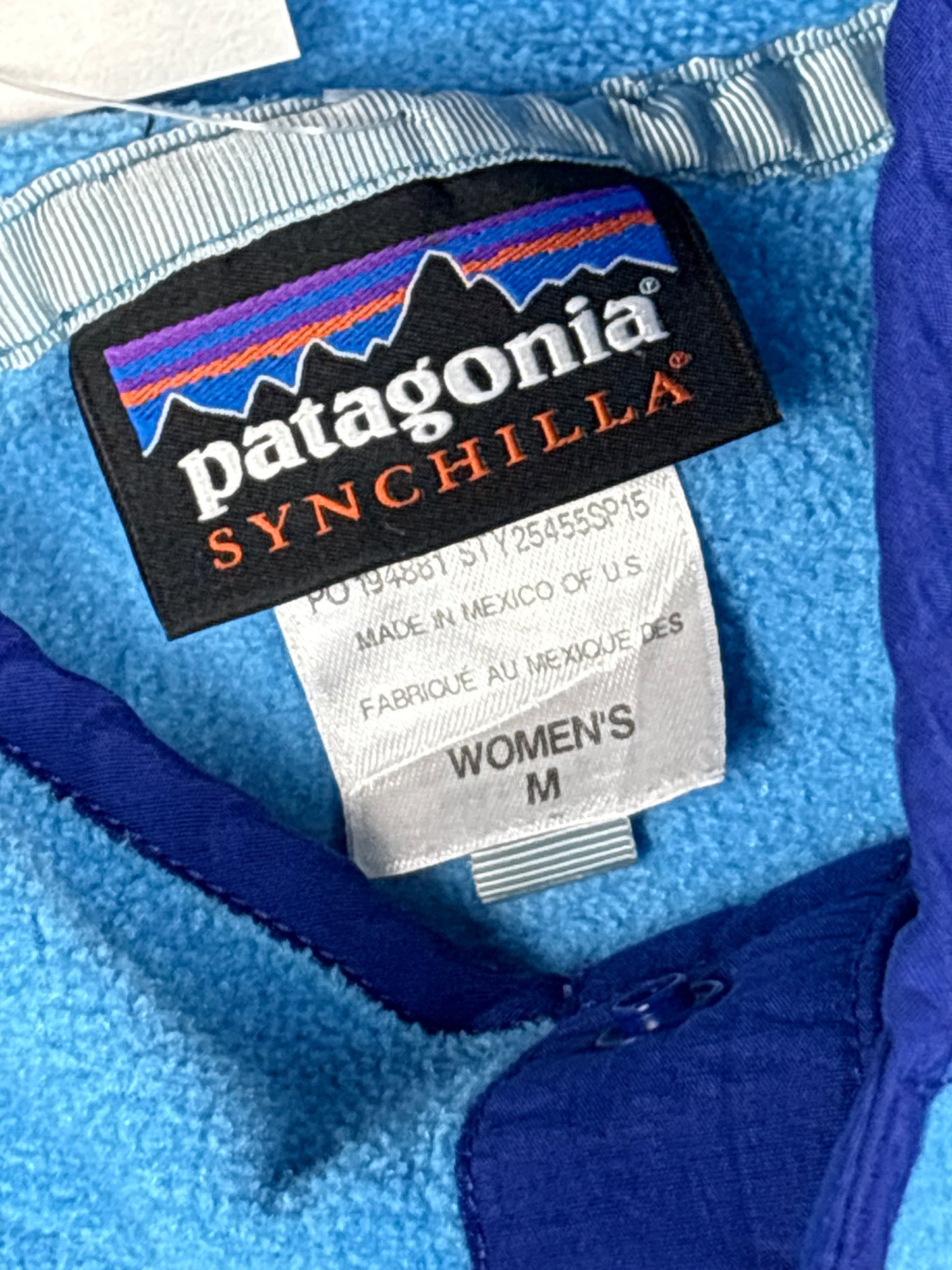 Patagonia Synchilla Blue Fleece Pullover (M)