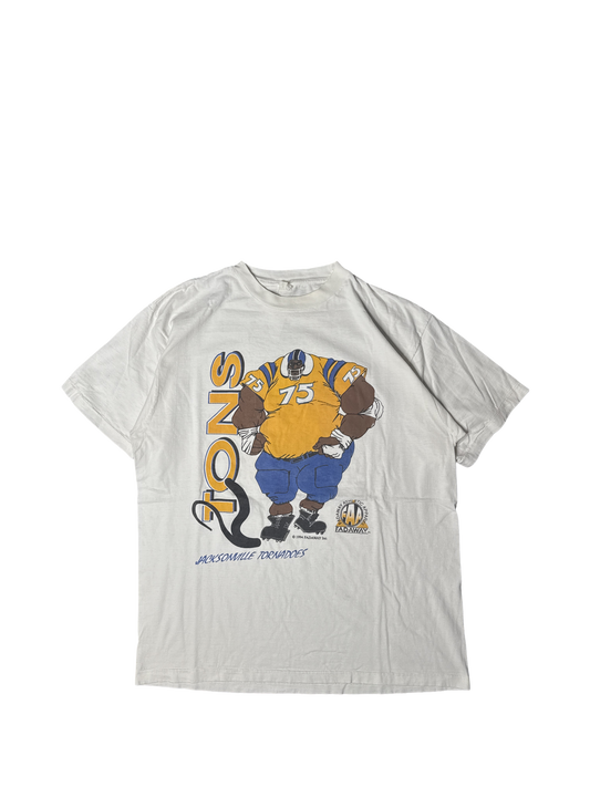 1990s Fadaway Jacksonville Tornadoes Football Graphic Tee (XL)