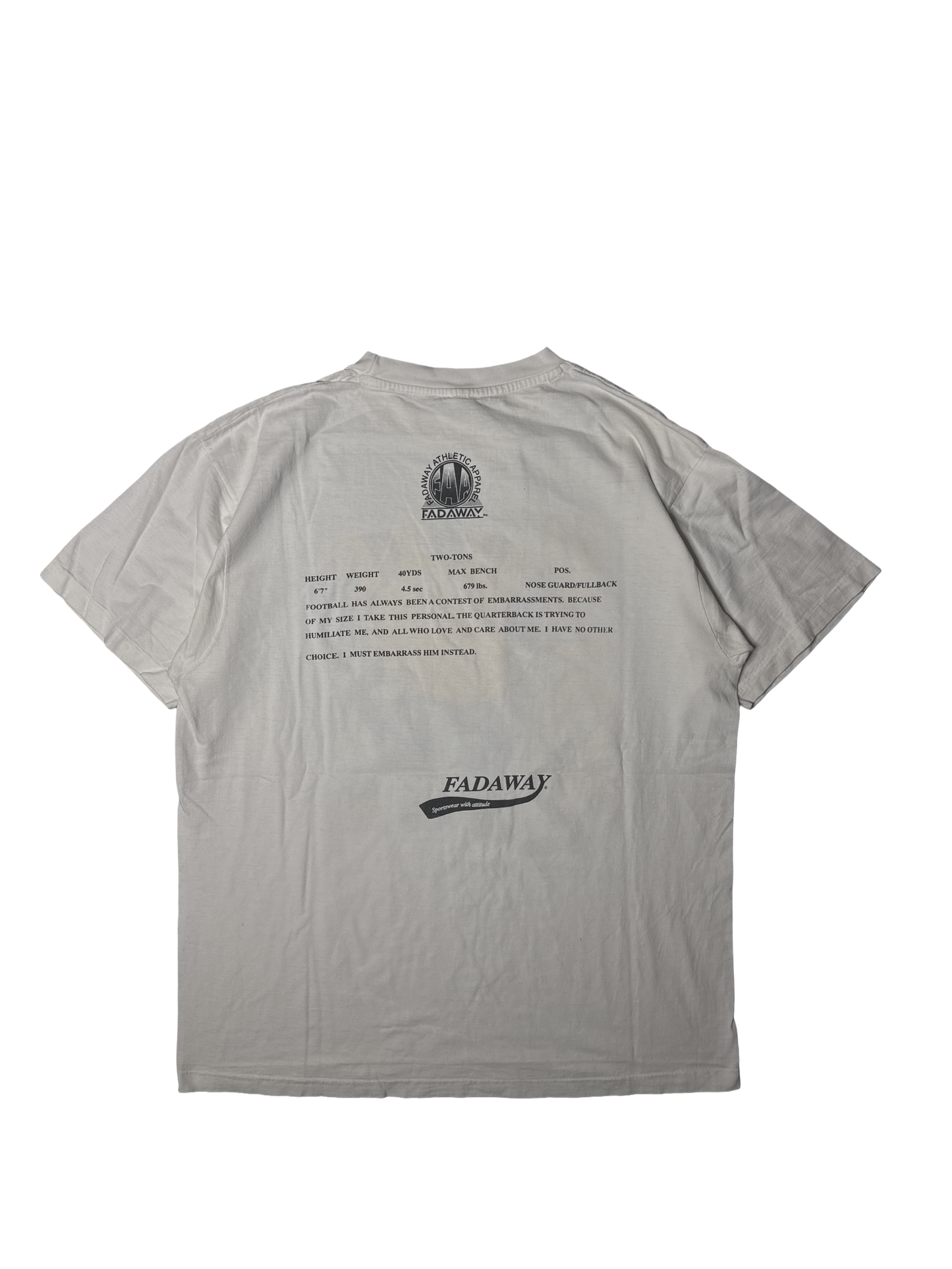 1990s Fadaway Jacksonville Tornadoes Football Graphic Tee (XL)