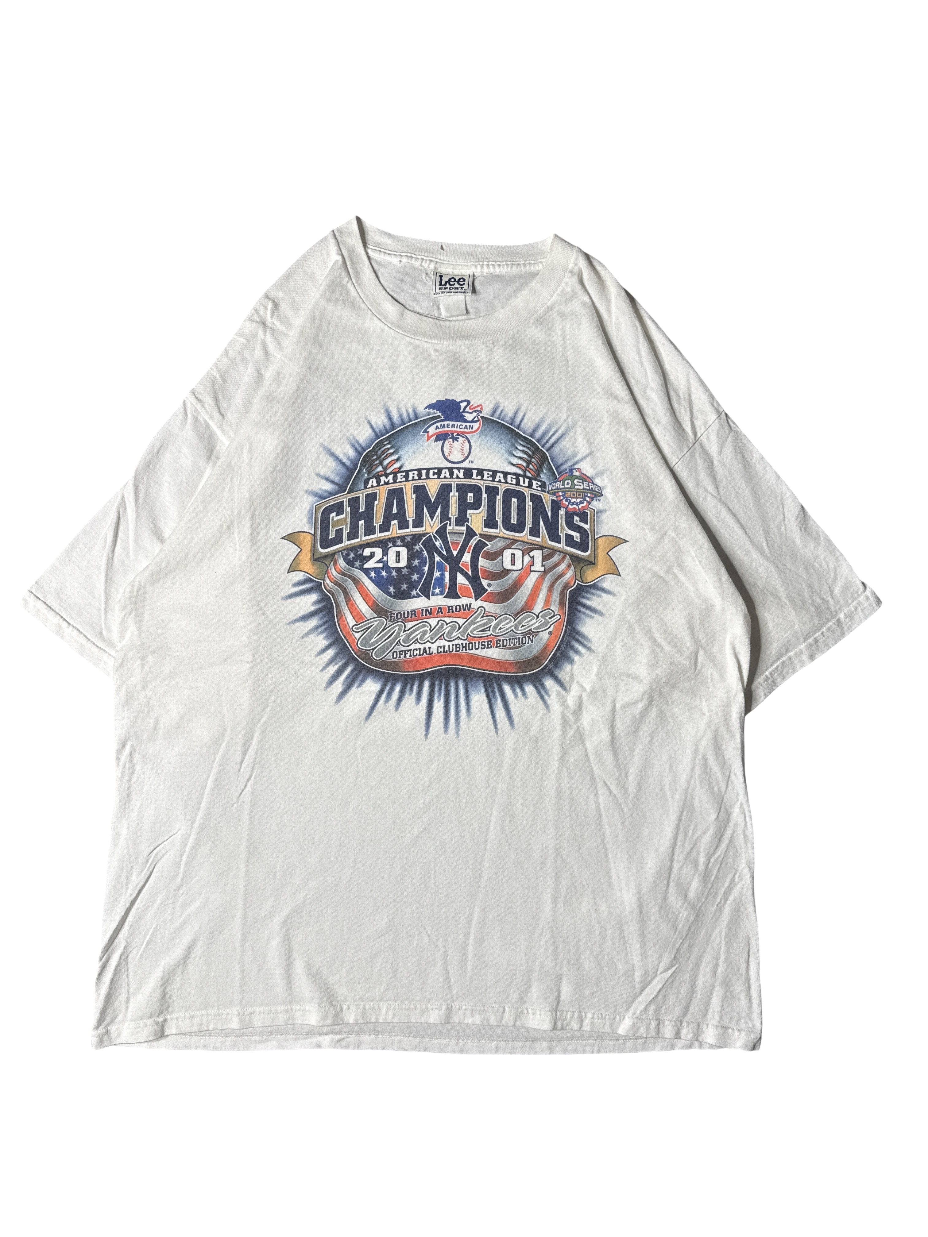 2001 Lee Sport New York Yankees American League Champions Tee (2XL)