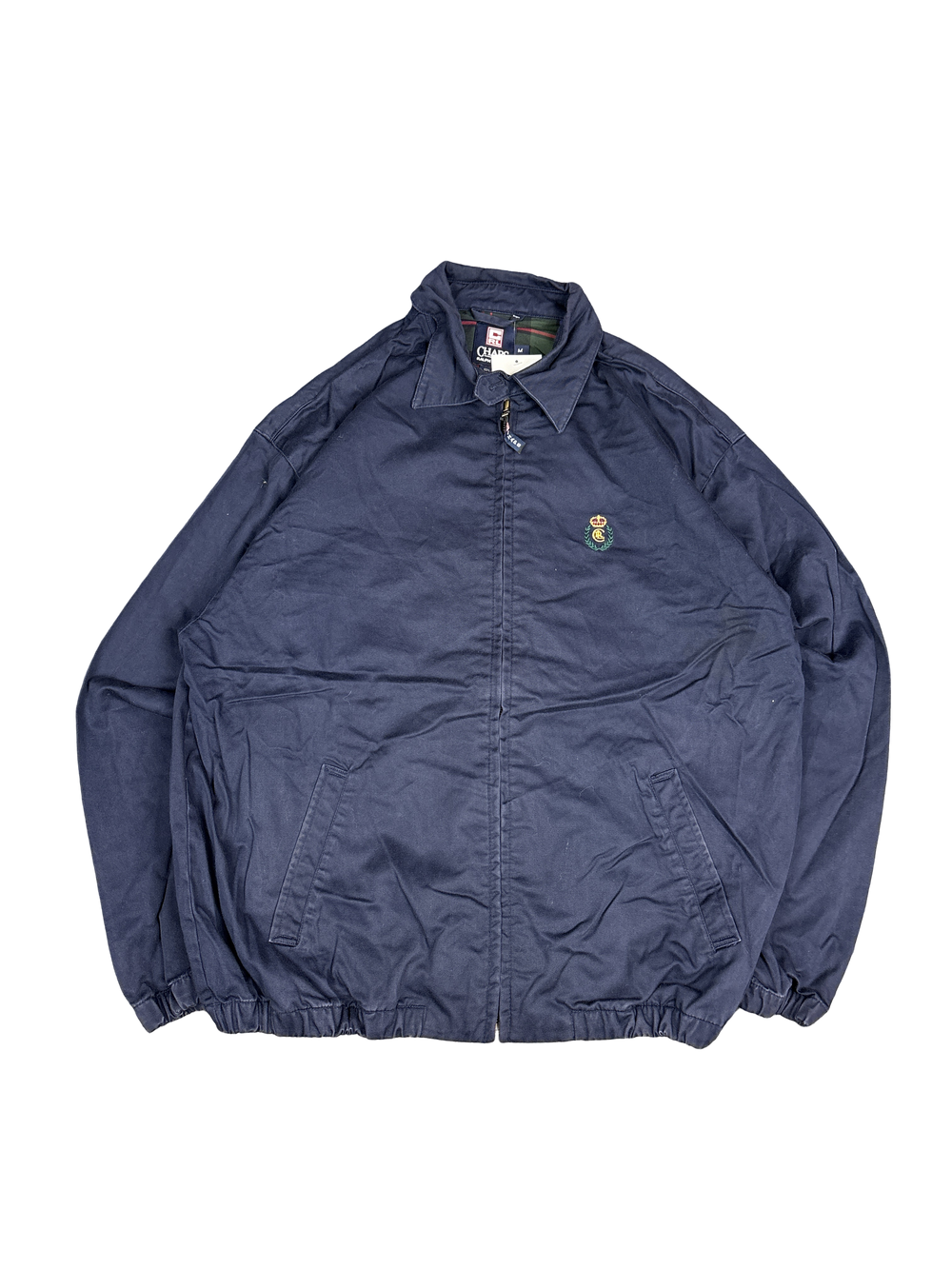 Chaps Ralph Lauren Navy Cotton Zip Jacket (M)