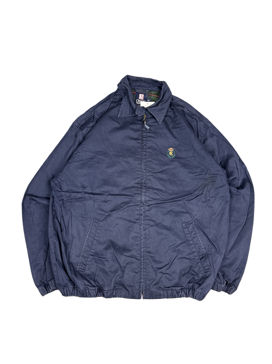Chaps Ralph Lauren Navy Cotton Zip Jacket (M)