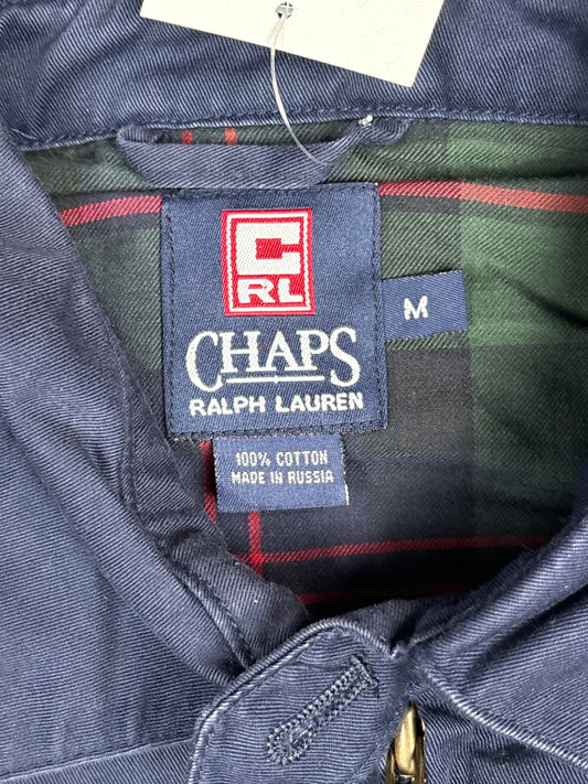 Chaps Ralph Lauren Navy Cotton Zip Jacket (M)