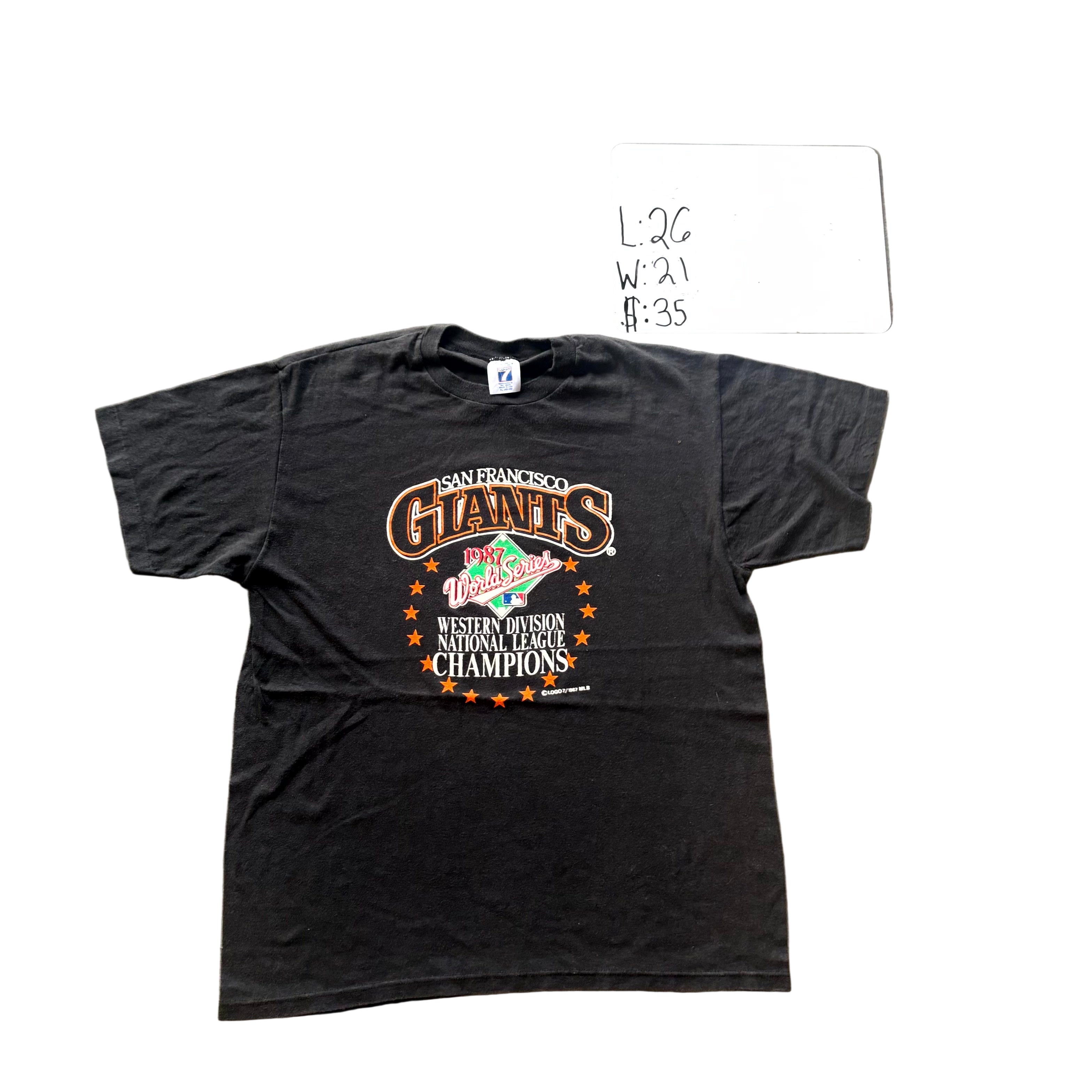 1989 San Francisco Giants World Series Champions T-Shirt (S)