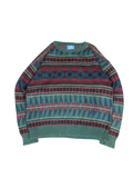 1990s Lobo by Pendleton Southwestern Knit Pullover (M)